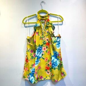 Ladies XL Sweet Pea for New York & Company by STACY FRATI Floral Tank